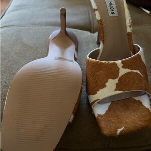 Steve Madden Cow Print Women's Heels